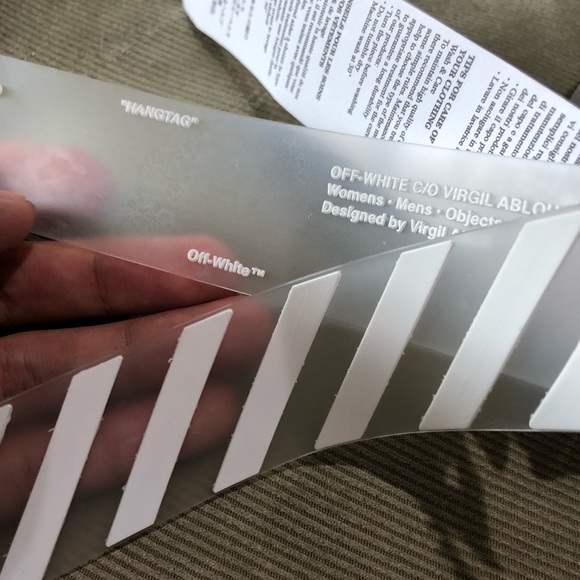 *RESTOCKED* Off-White Yellow Industrial Belt - Picture 3 of 5